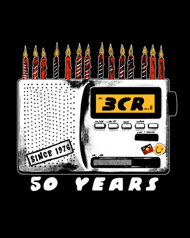 3CR Celebrating 50 Years - Hoodie with Zipper!