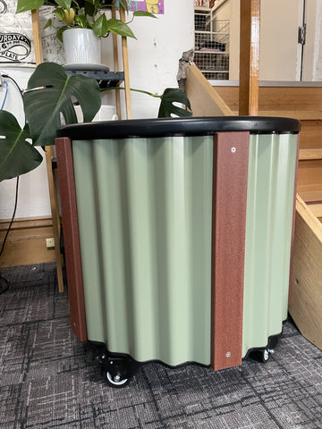 Mr Fox in a Box - Artesian Cylinder Eco Board Wicking Planter Box - pick up only