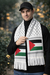 Kufiya Knit Scarf