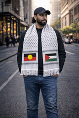 Kufiya Knit Scarf