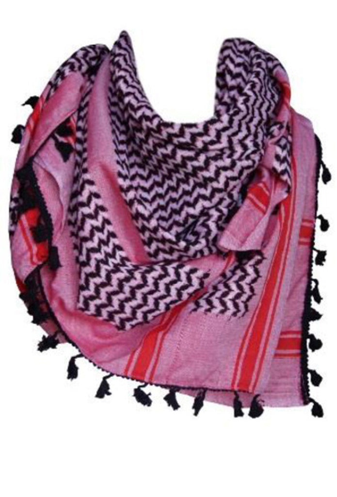 Official Red and White Hirbawi Kufiya / Keffiyeh - Palestinian